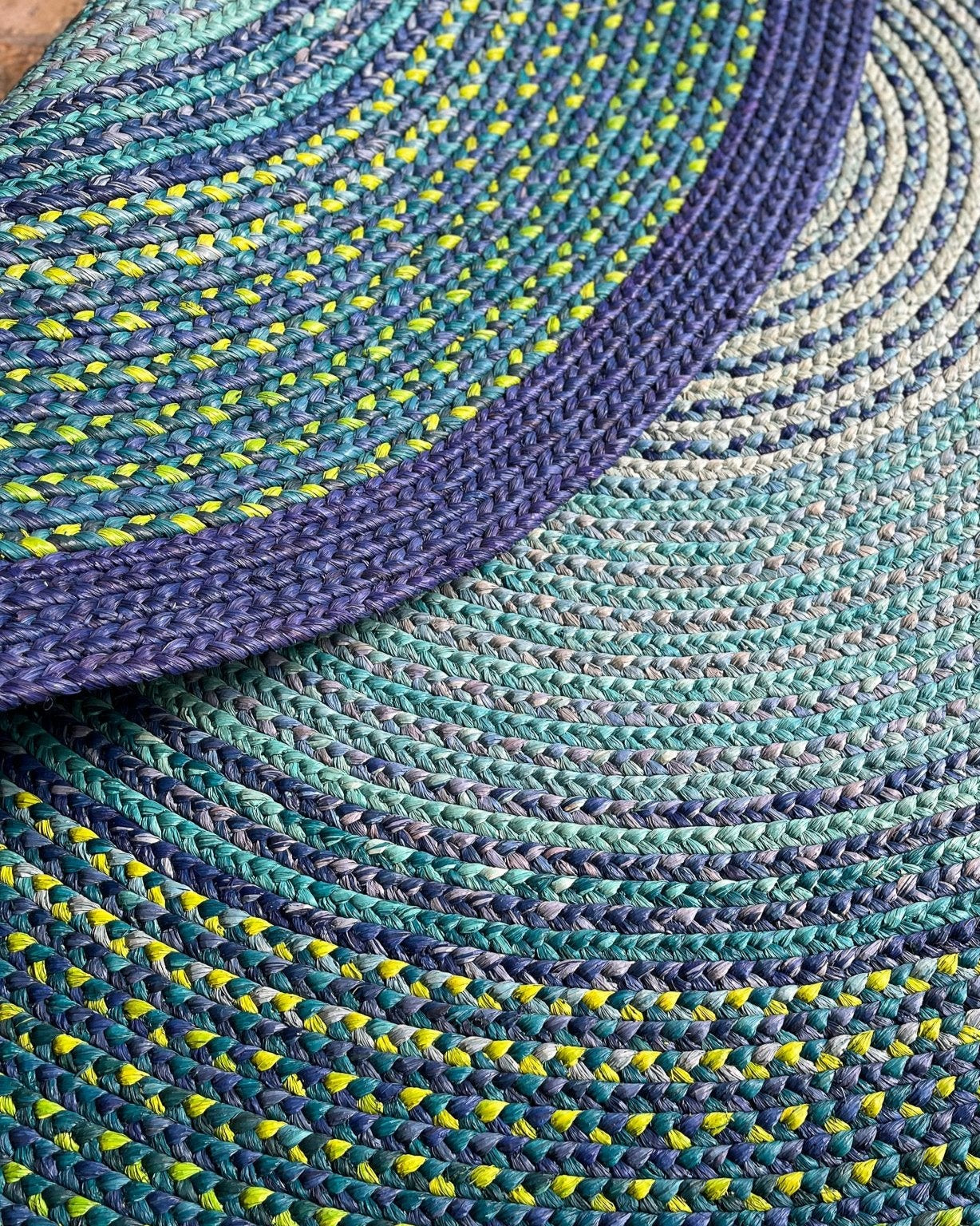 tapis ronds en raphia