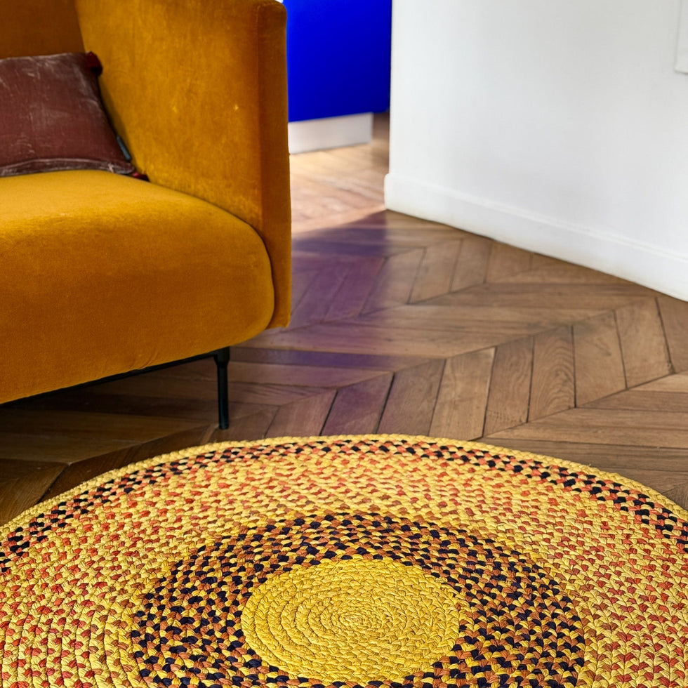 Tapis ronds en raphia de Madagascar – INTIMANI