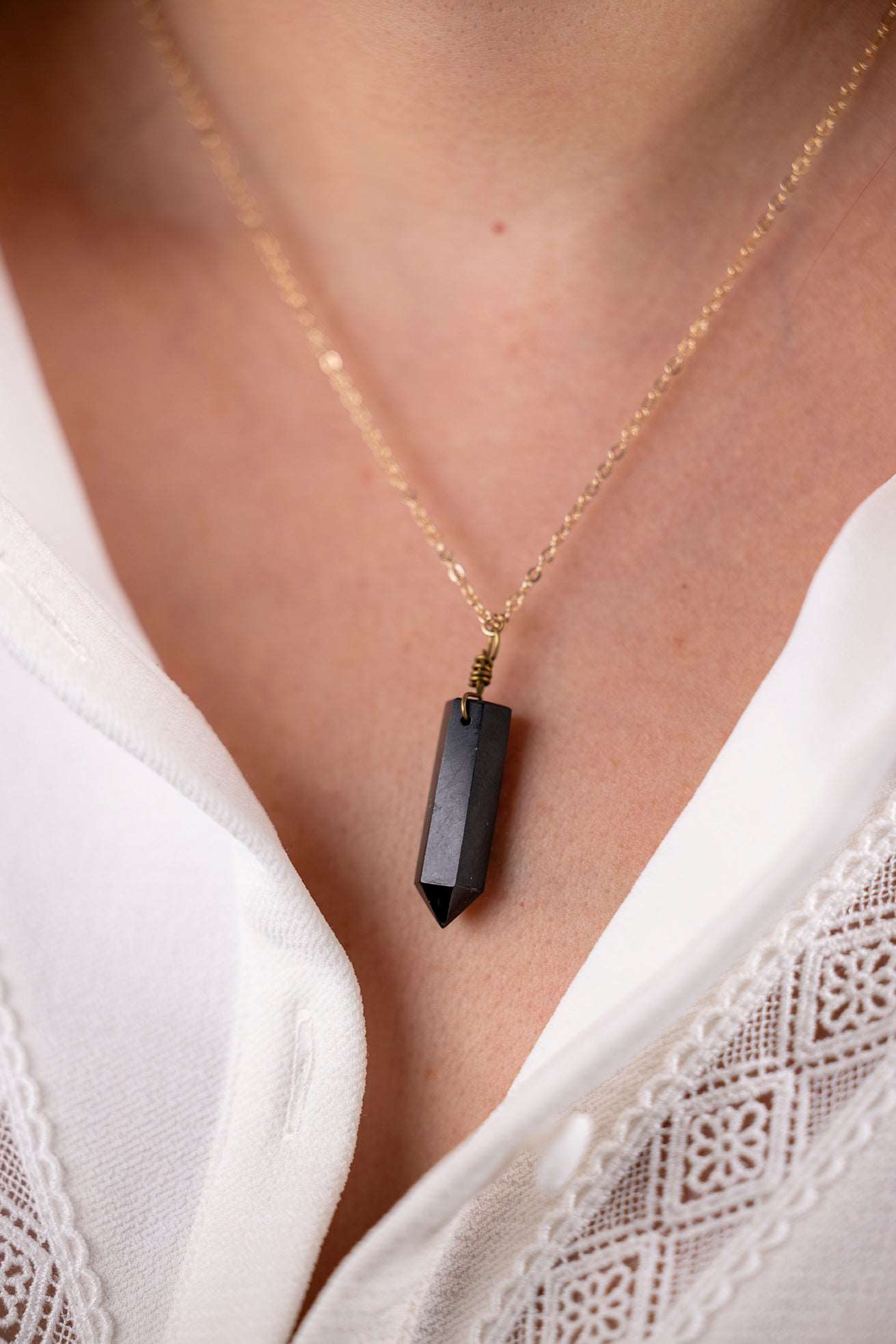 Pendentif Bijoux Tourmaline Noire Bijoux Tourmaline Noire