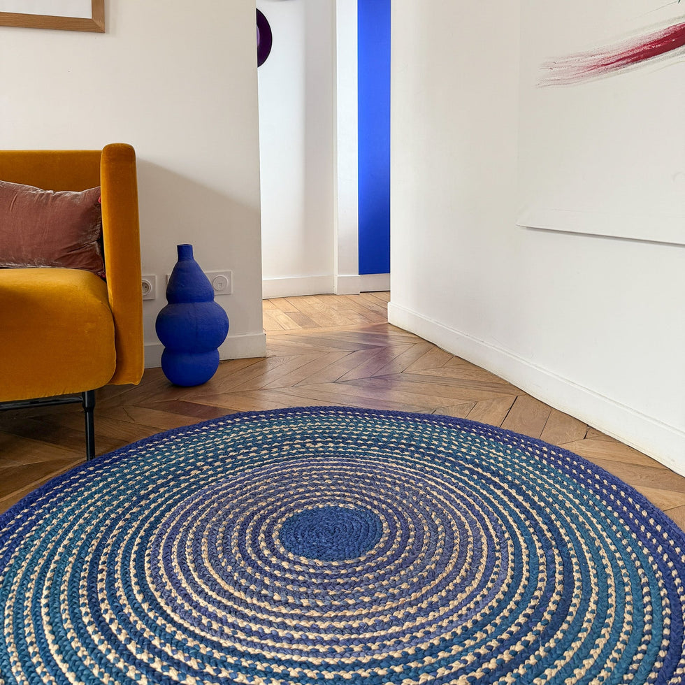 Tapis ronds en raphia de Madagascar – INTIMANI