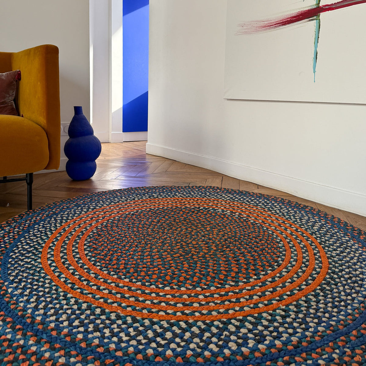 Tapis ronds en raphia de Madagascar – INTIMANI