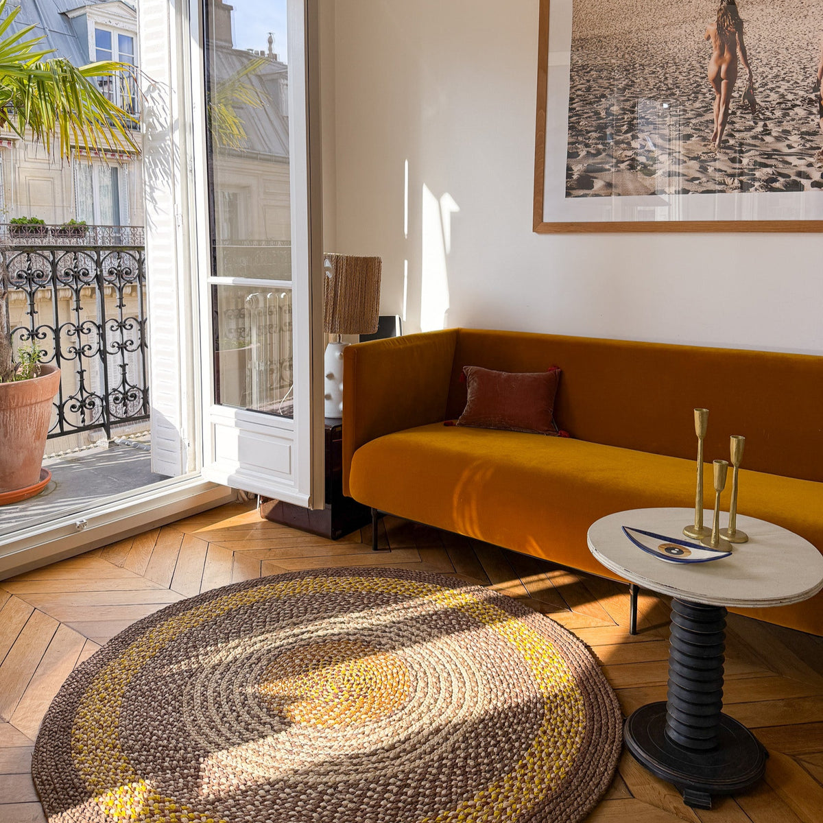 Tapis ronds en raphia de Madagascar – INTIMANI