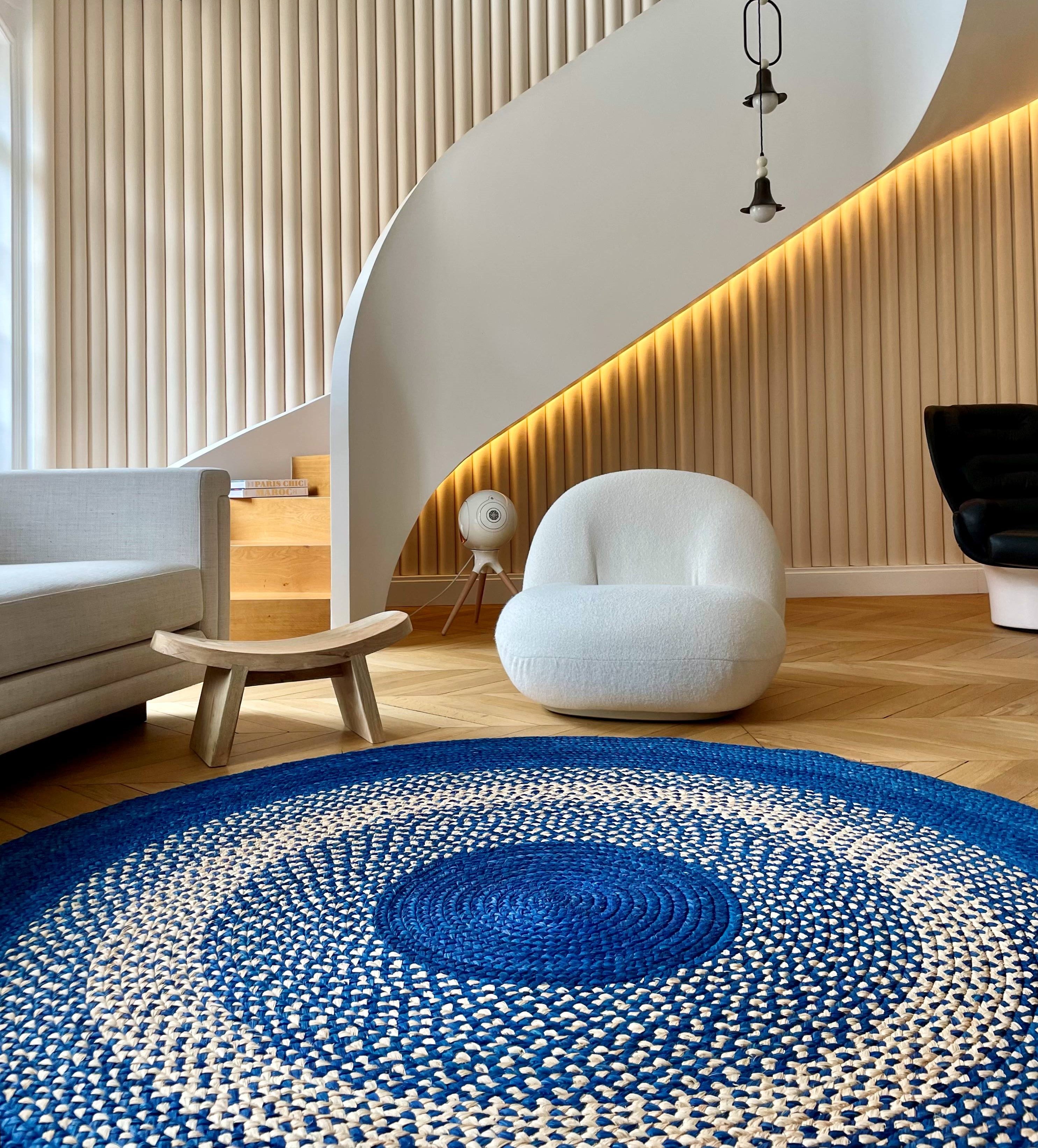 Tapis ronds en raphia de Madagascar – INTIMANI